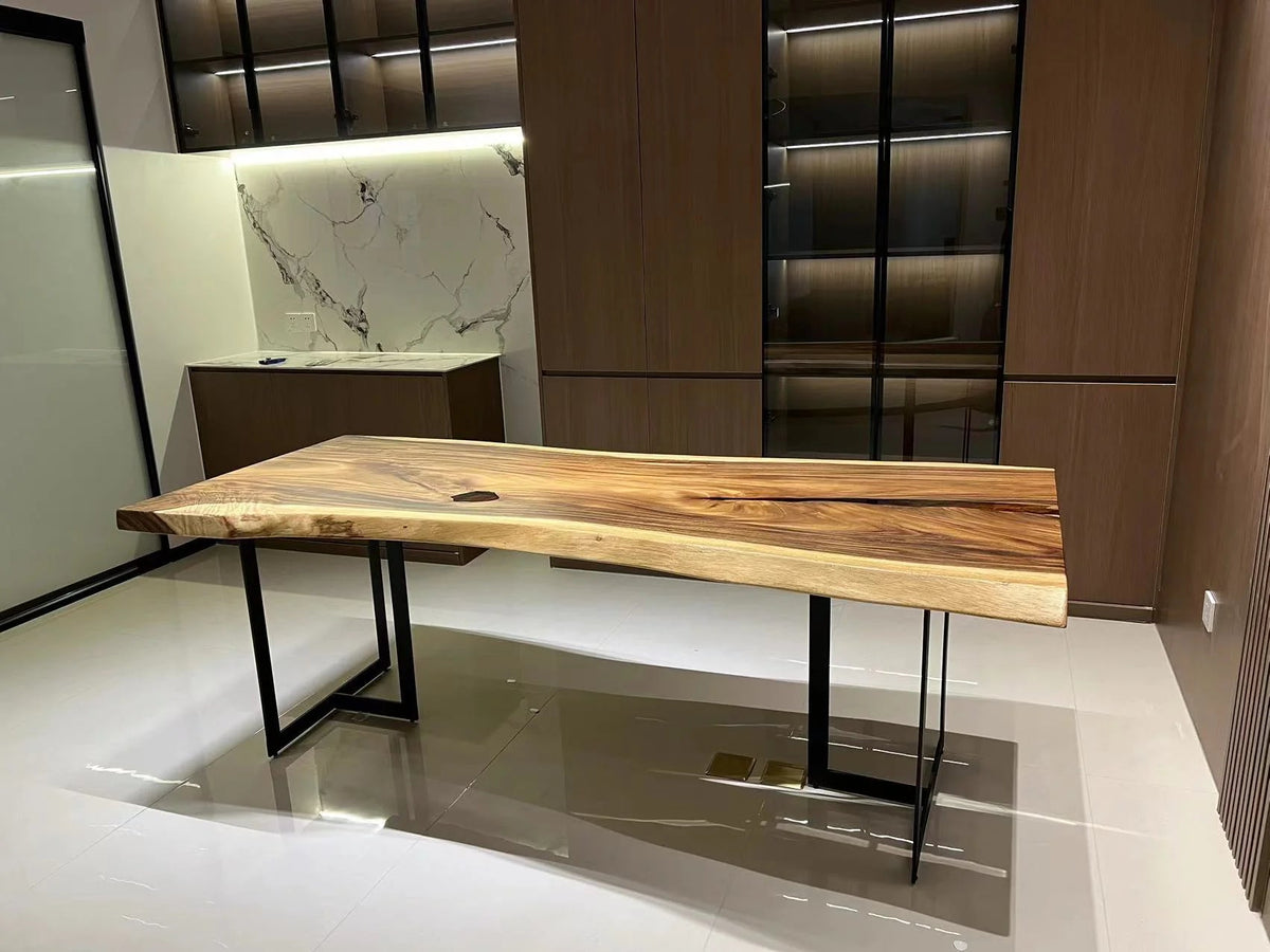 Unique Live Edge, Epoxy and Stone Tables, Chairs | Custom Furniture