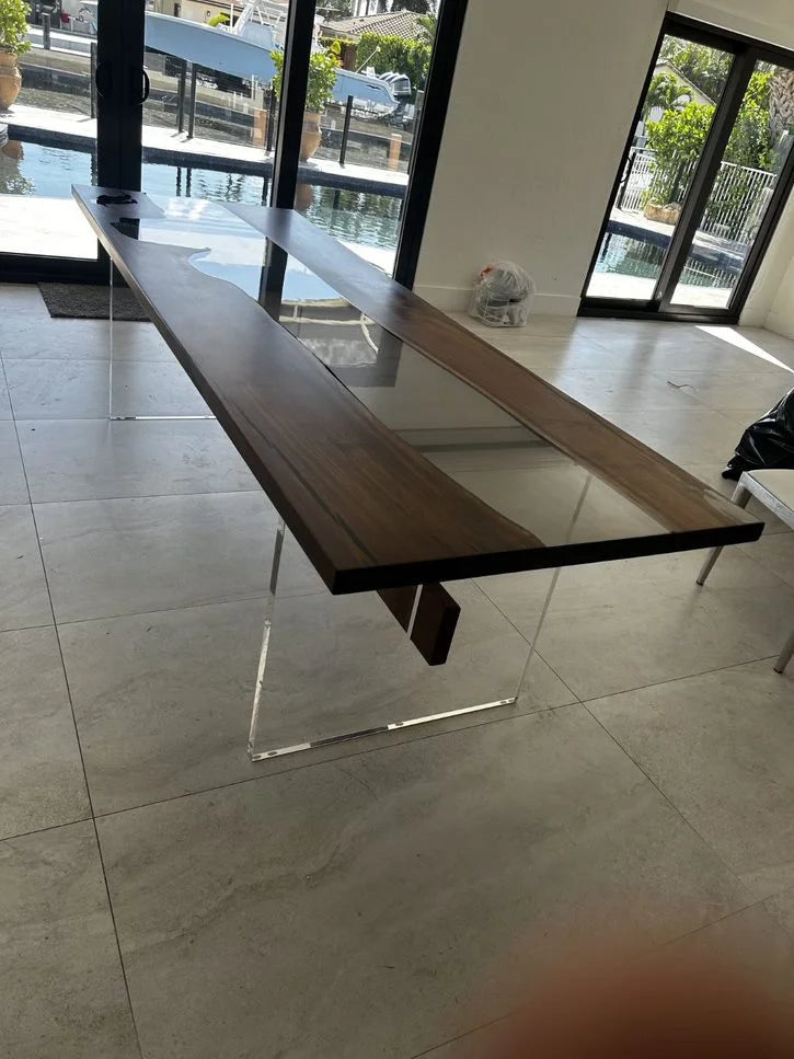 Unique Live Edge, Epoxy and Stone Tables, Chairs | Custom Furniture