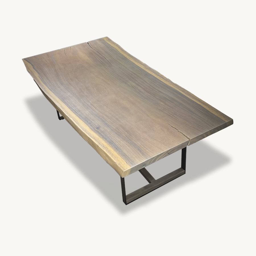 Bleached Tuco Saman Rectangular Dining Table 41" x 84" - Holzsch