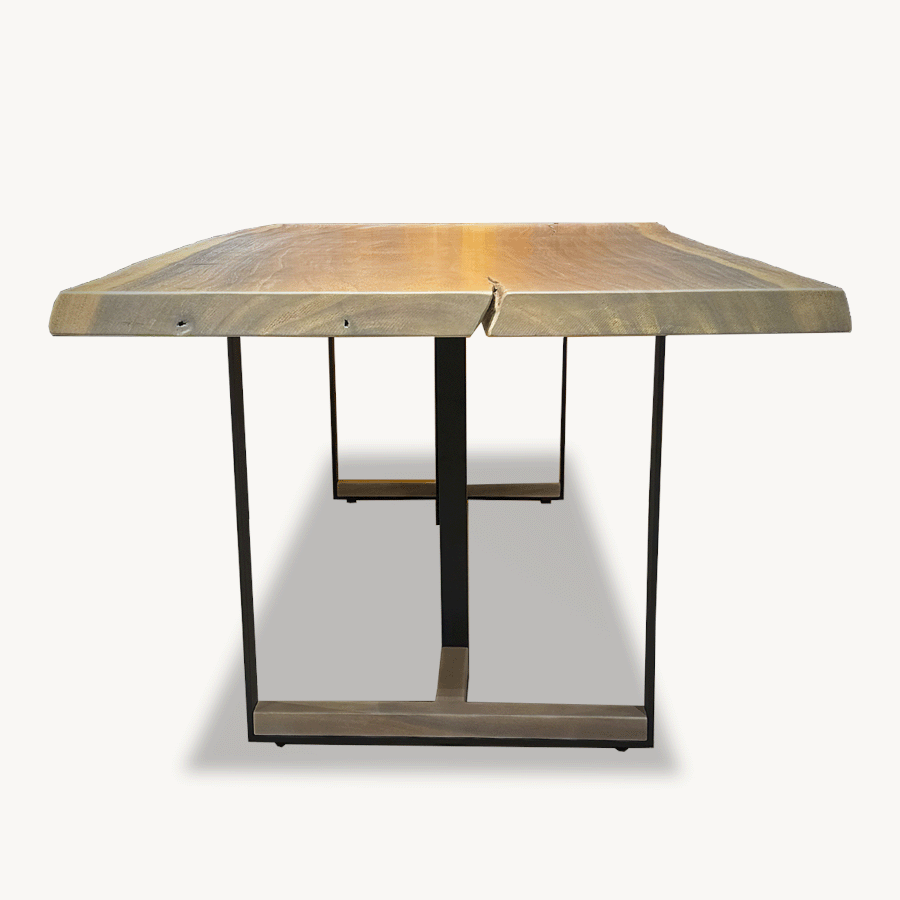 Bleached Tuco Saman Rectangular Dining Table 41" x 84" - Holzsch
