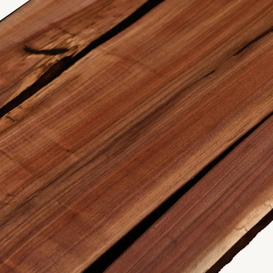 Brava Black Walnut Epoxy Dining Table 34" x 87" - Holzsch