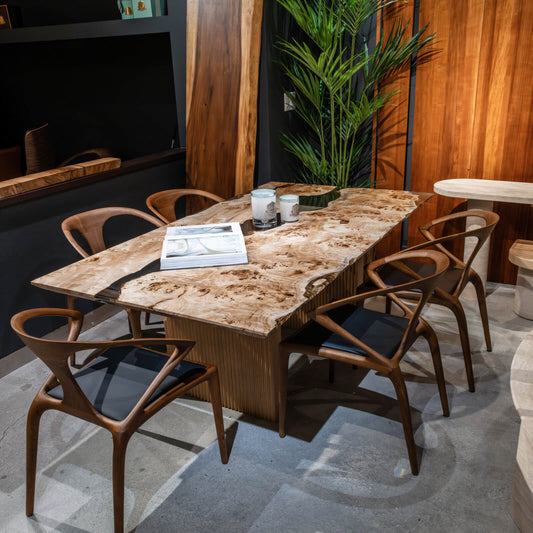 Dining Mappa Burl Table