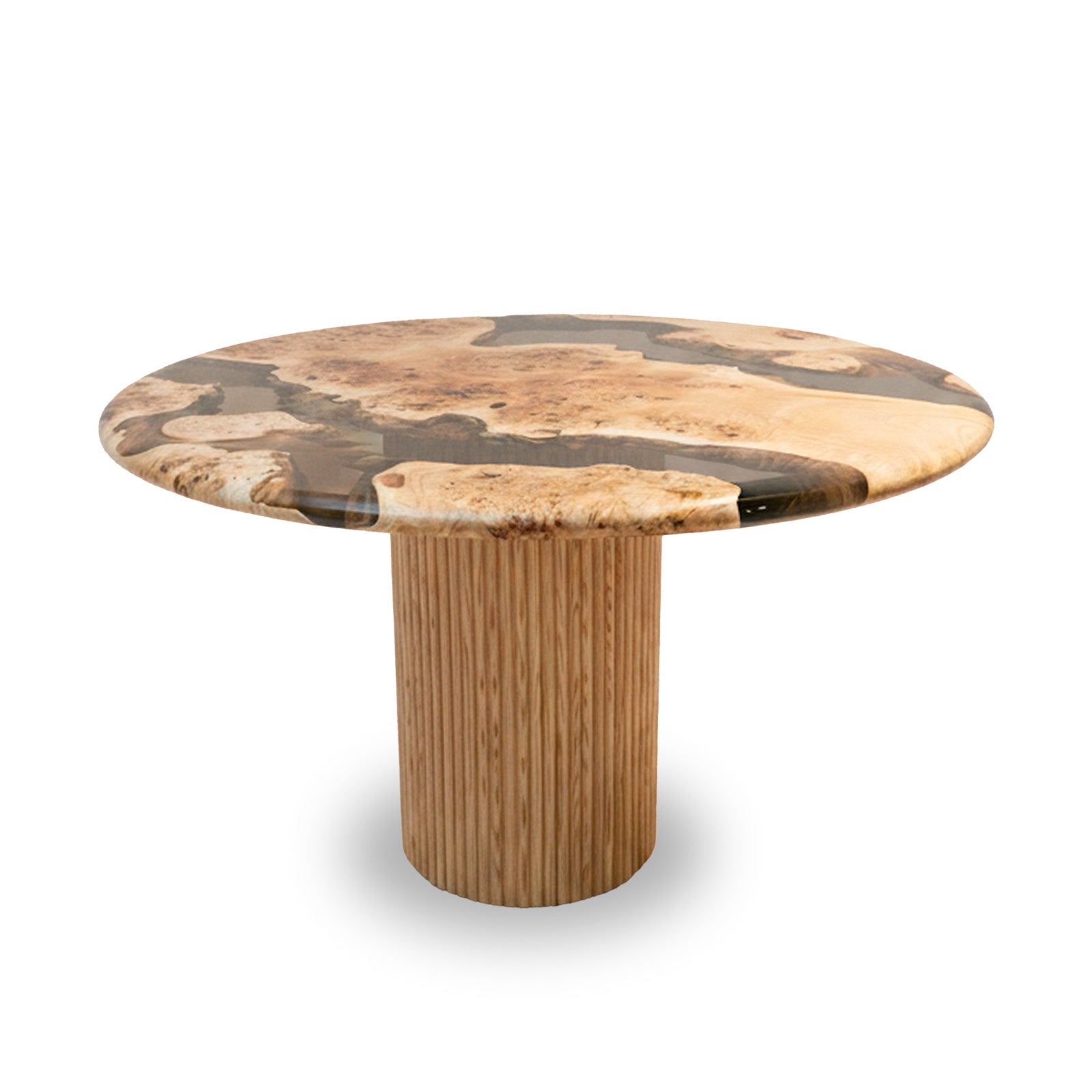 Marcel Mappa Burl Dining Table_Holzch