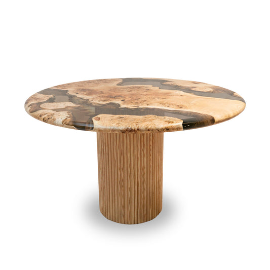 Marcel Mappa Burl Dining Table_Holzch