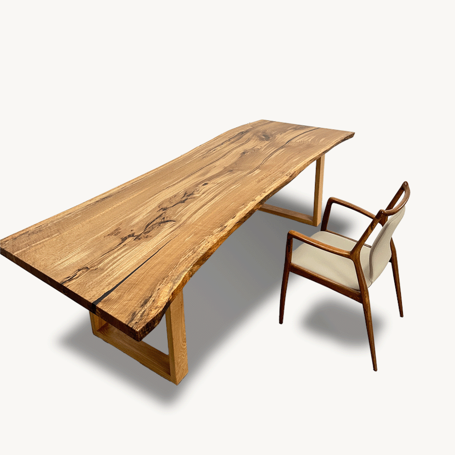 Sedon Oak Dining Table (C021103- 8195ZOXNRφ) 37" x 108" - Holzsch