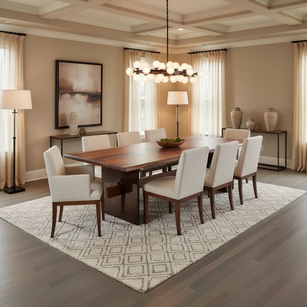 Skybar Rectangular Monkey Pod Dining Table 46" X 94" - Holzsch