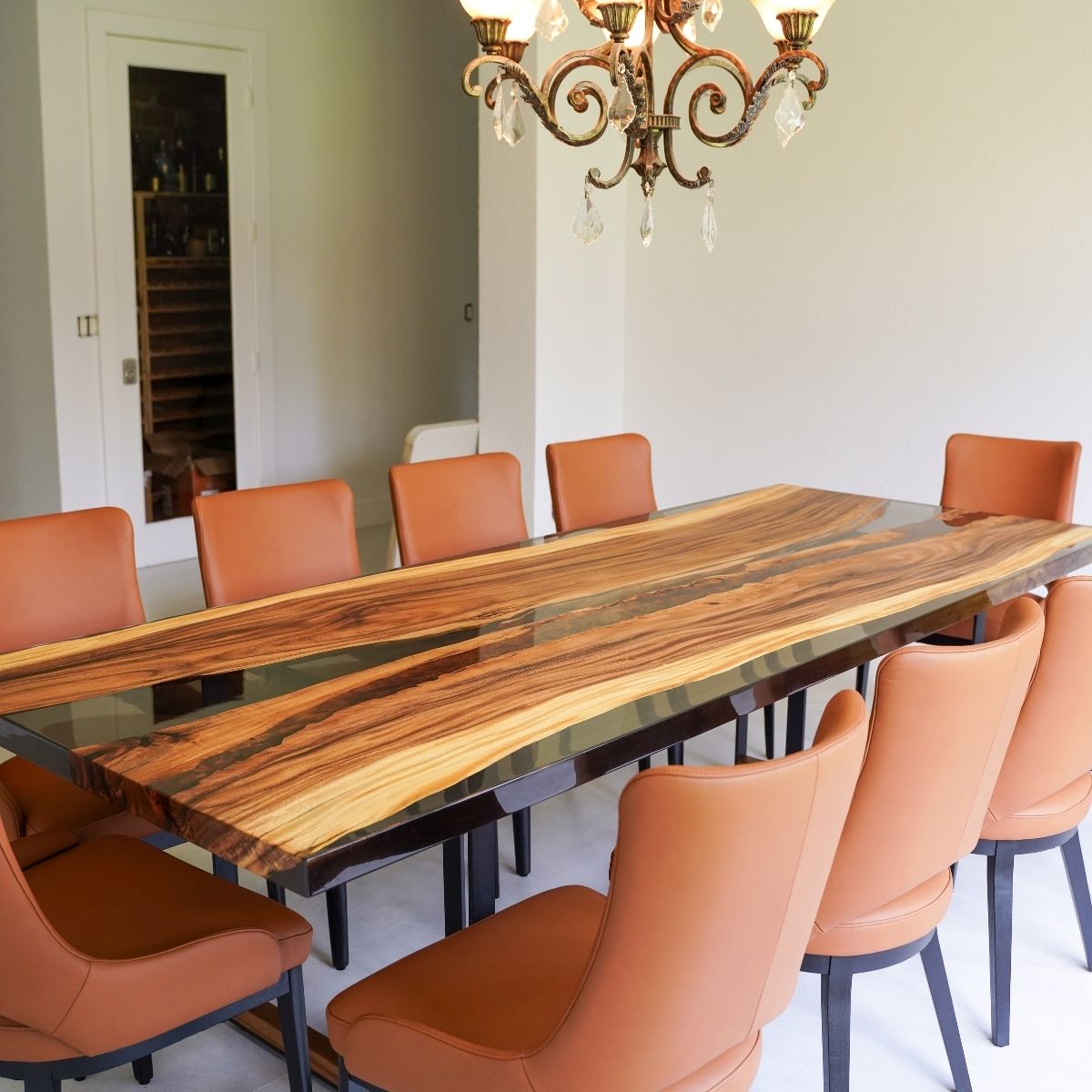 Tuco Monkey PodΒ Rectangular Dining Table 42" x 106" - Holzsch