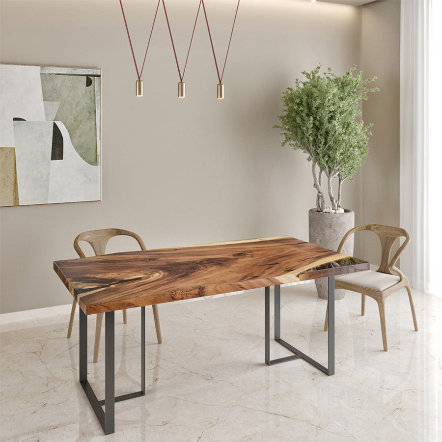 Tuco Saman Rectangular Dining Table 41" x 74" - Holzsch