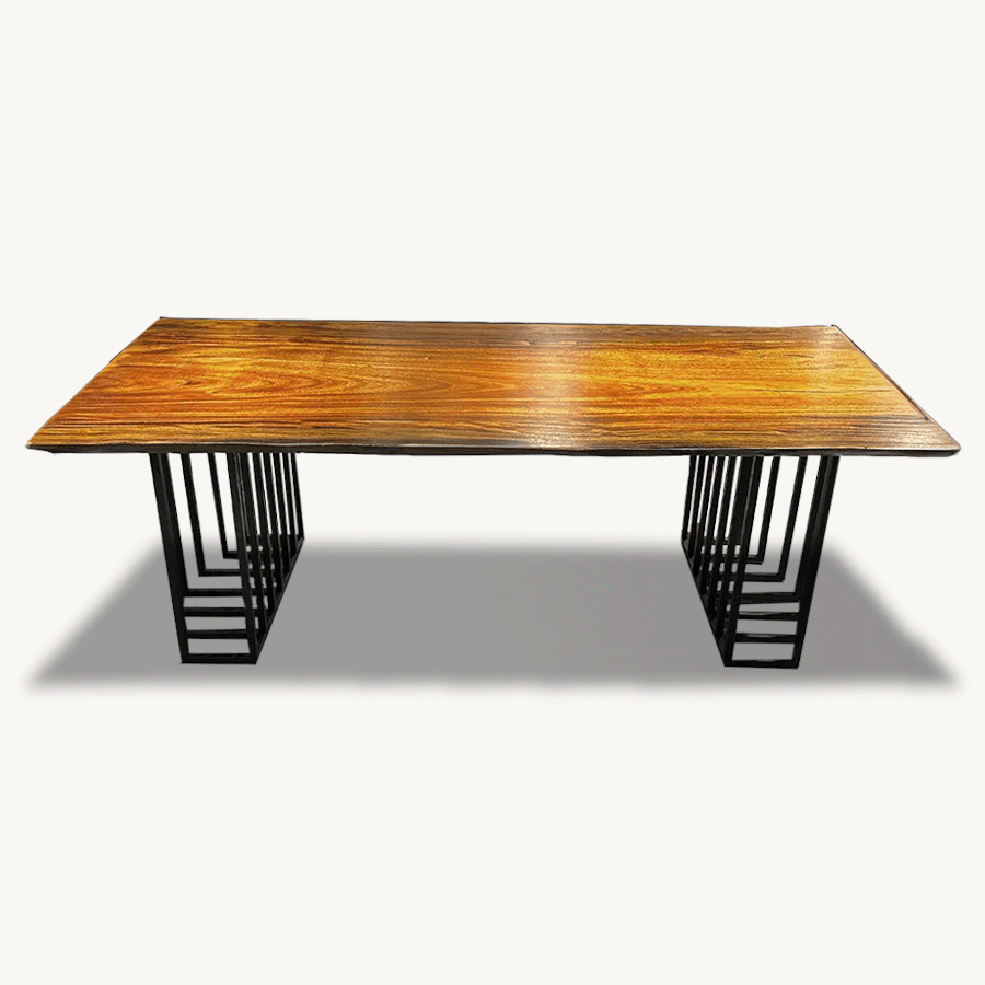 Wanjiru Sapele Mahogany Dining Table 35" x 83" - Holzsch