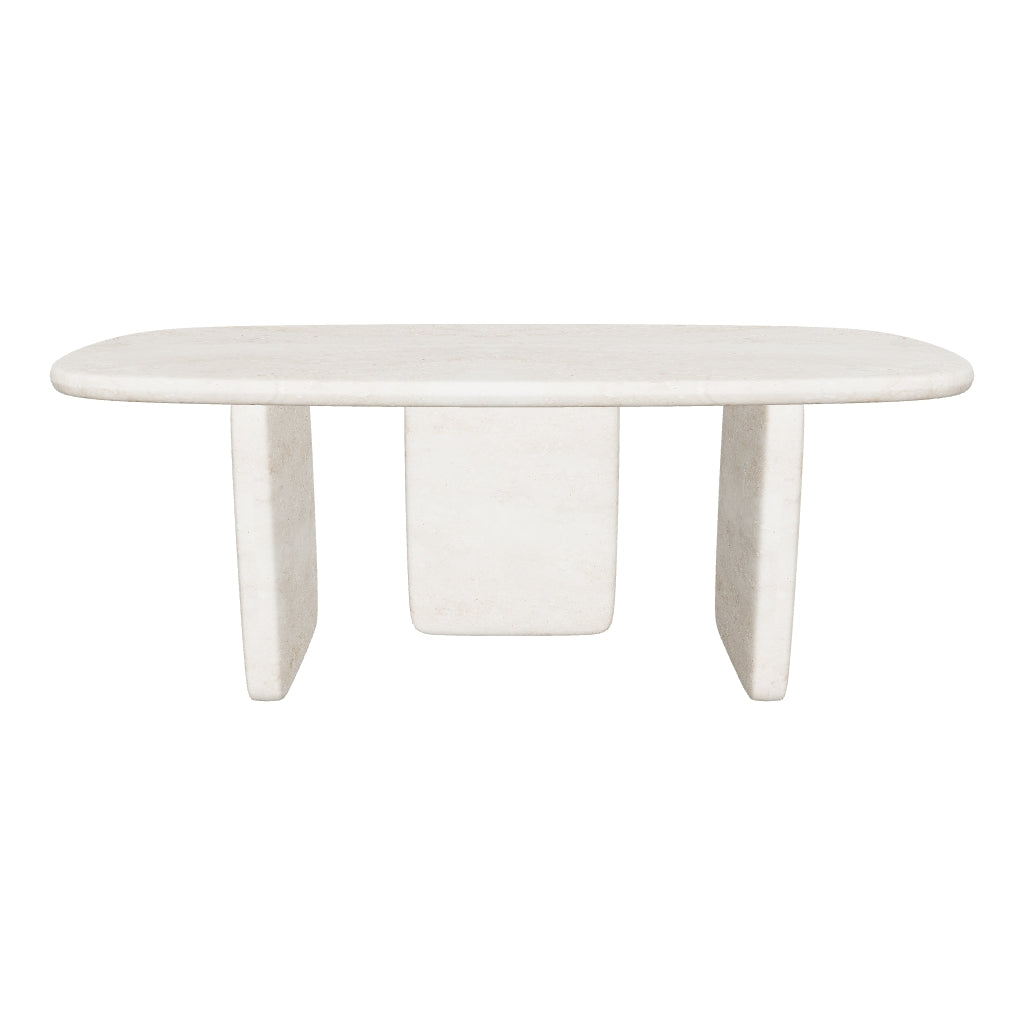 Trilobo Genuine Travertine Dining Table