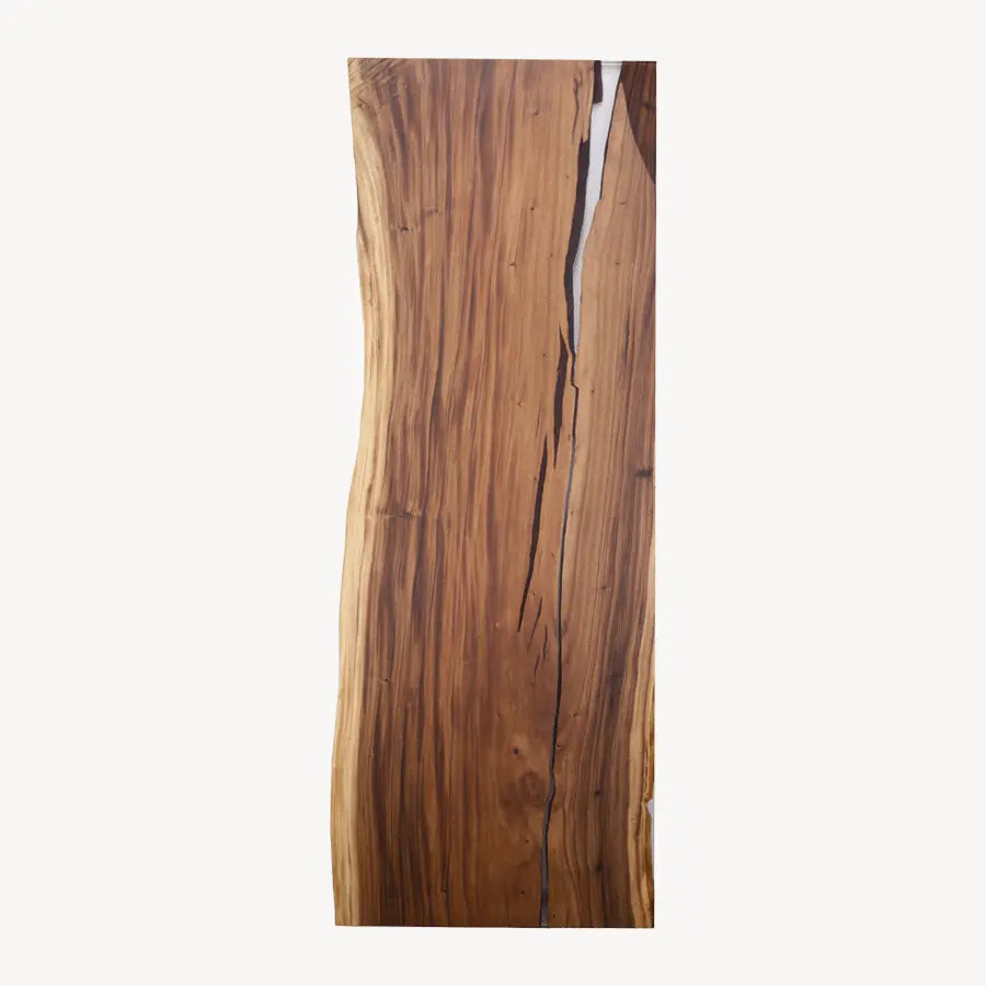 Saman Select Dining Table - Wood Slab, Epoxy Live Edge 40x110" - Holzsch