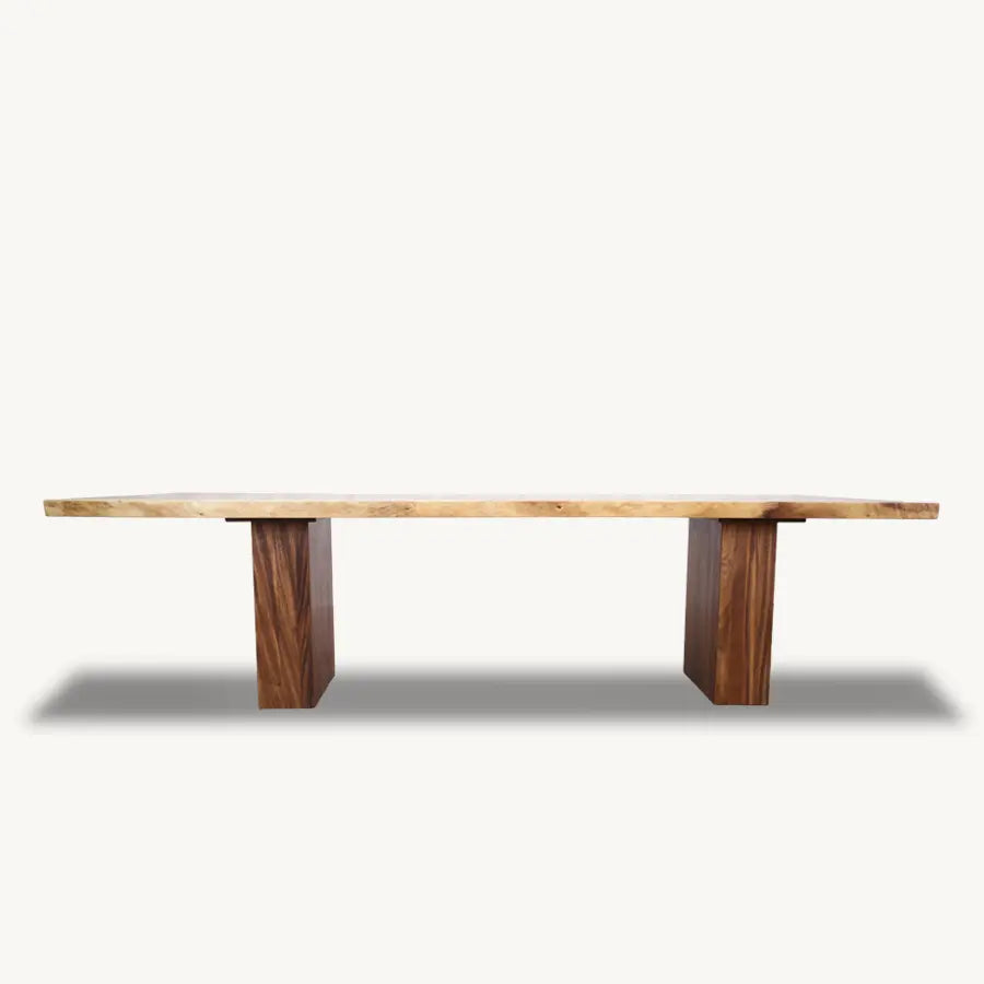 Saman Select Dining Table - Wood Slab, Epoxy Live Edge 40x110" - Holzsch