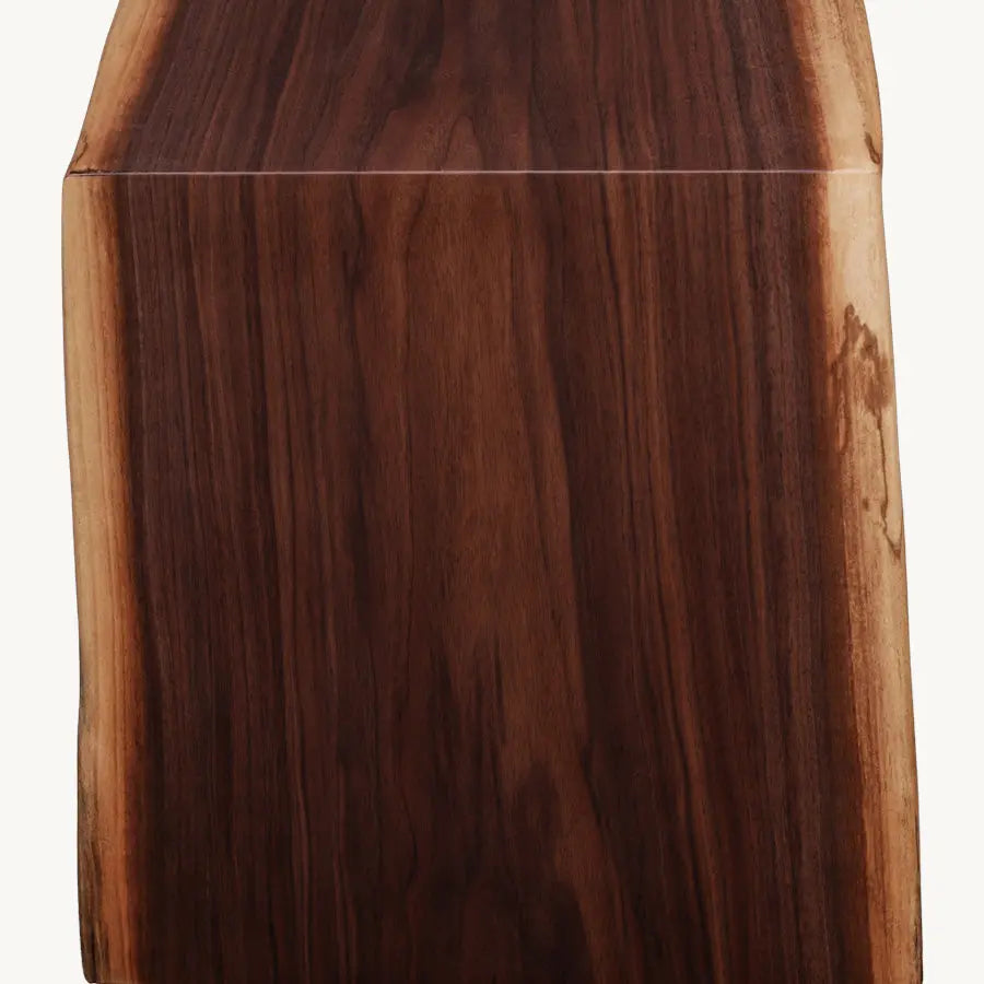 Walnut Waterfall Entryway Bench 72" Floor Item Holzsch Furniture