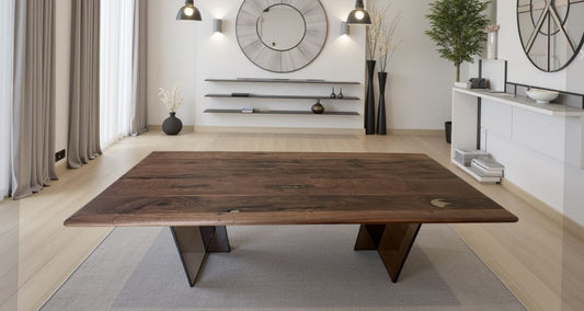 Mirage Walnut Dining Table