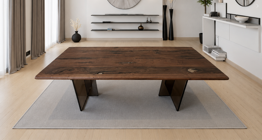 Mirage Walnut Dining Table