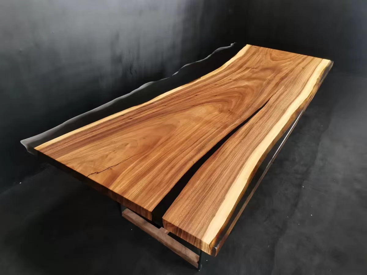 Creating the Unique 'Teeth Table': A Live Edge Epoxy Slab Dining Table