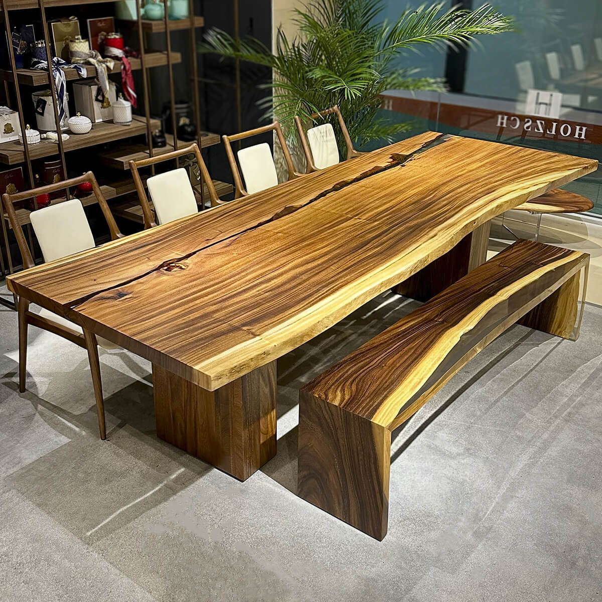 Unique Live Edge, Epoxy and Stone Tables, Chairs | Custom Furniture