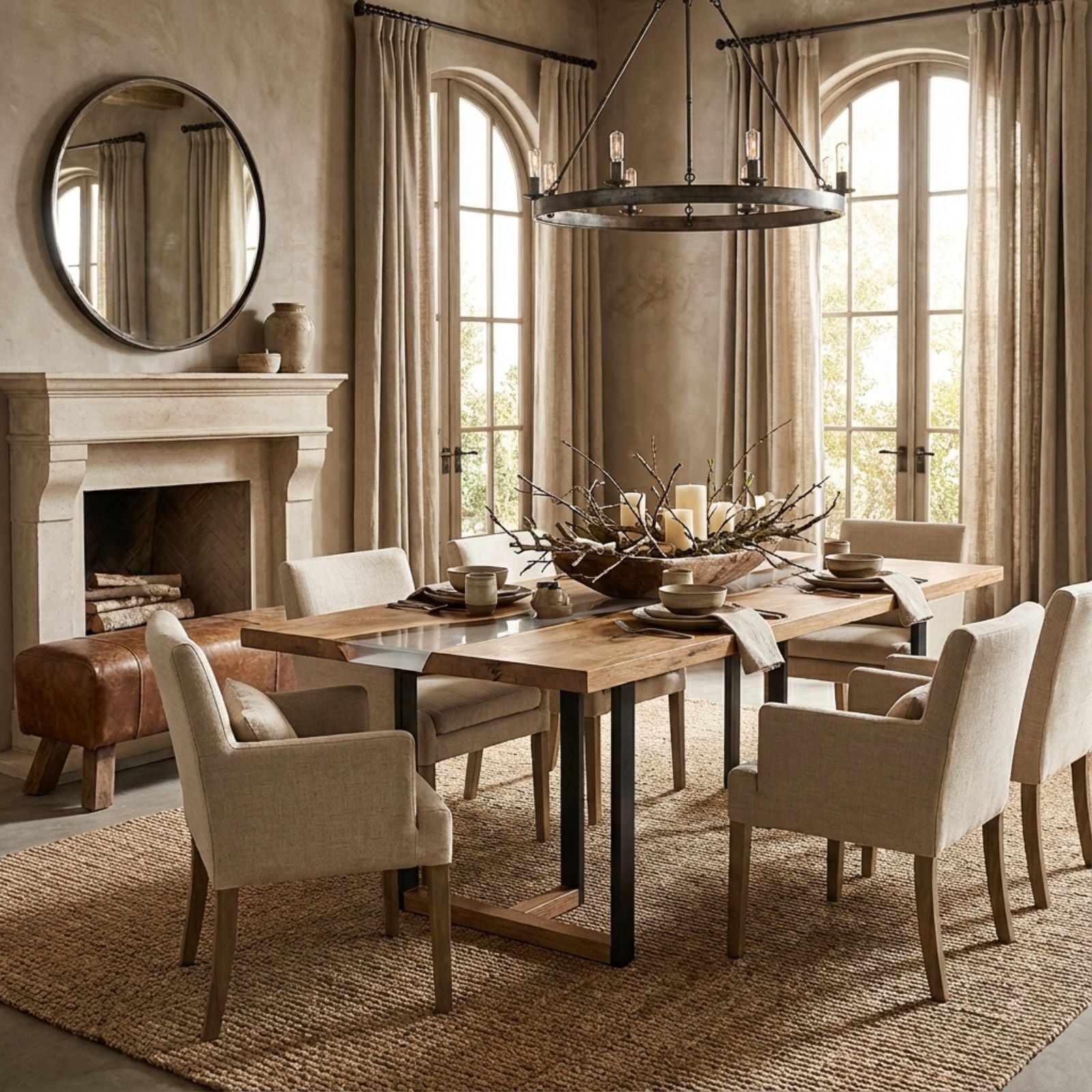 Tuco Rectangular Oak Dining Table_Holzsch