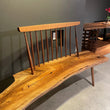 Handcrafted Walnut Nakashima Bench Holzsch Furniture