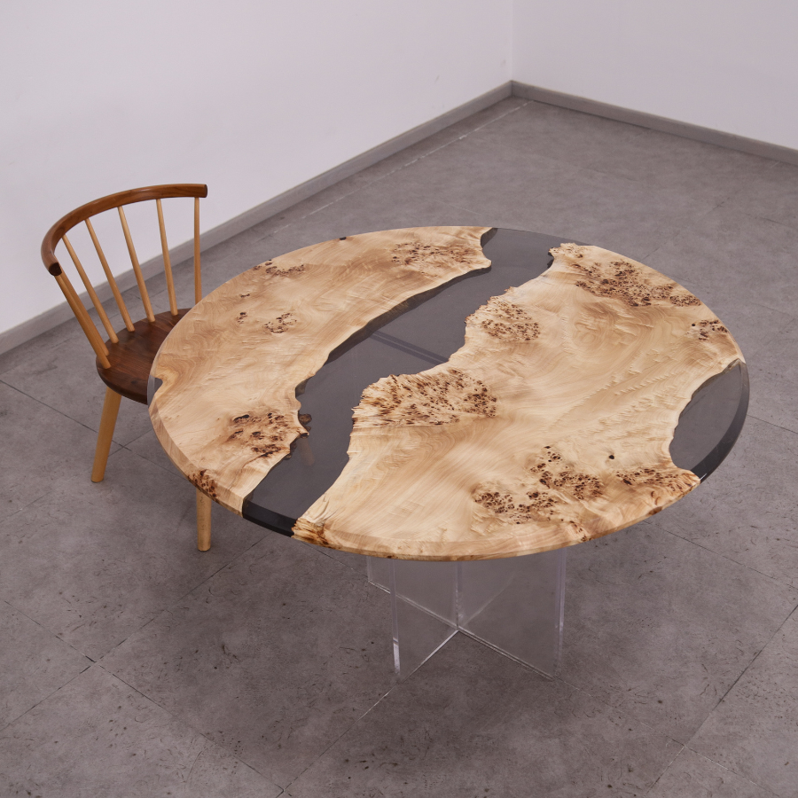 Marcel Poplar River Dining Table (Round) Ø48''