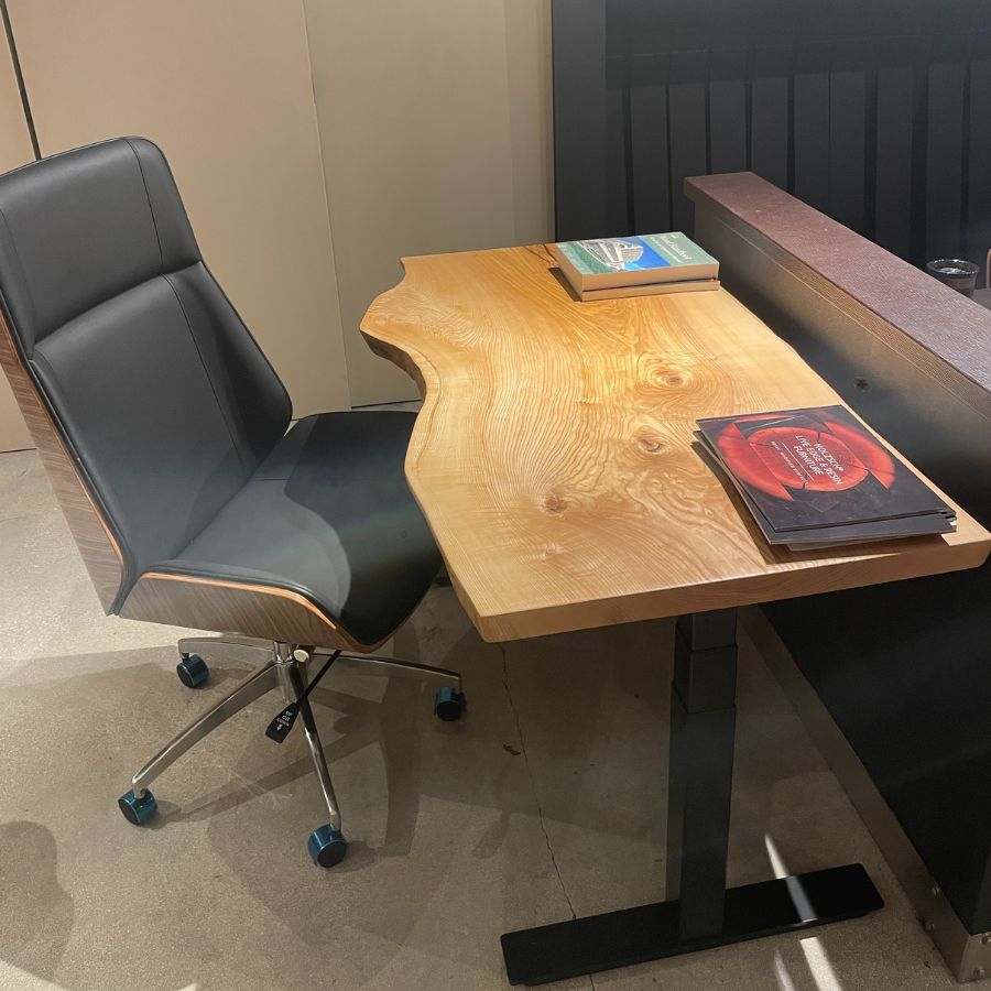 Ash Live Edge Desk