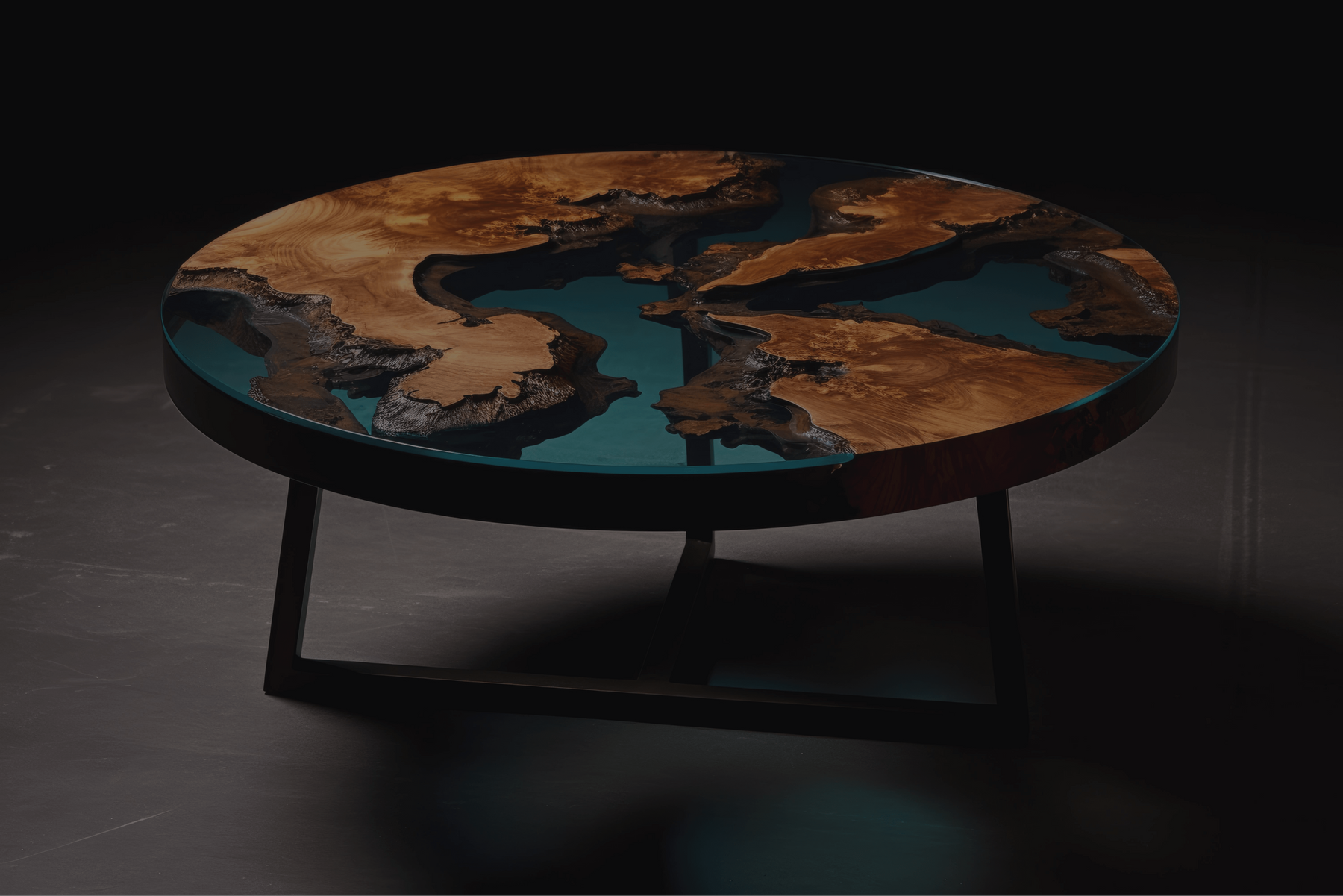 Unique Live Edge Epoxy Tables and Chairs | Custom Furniture