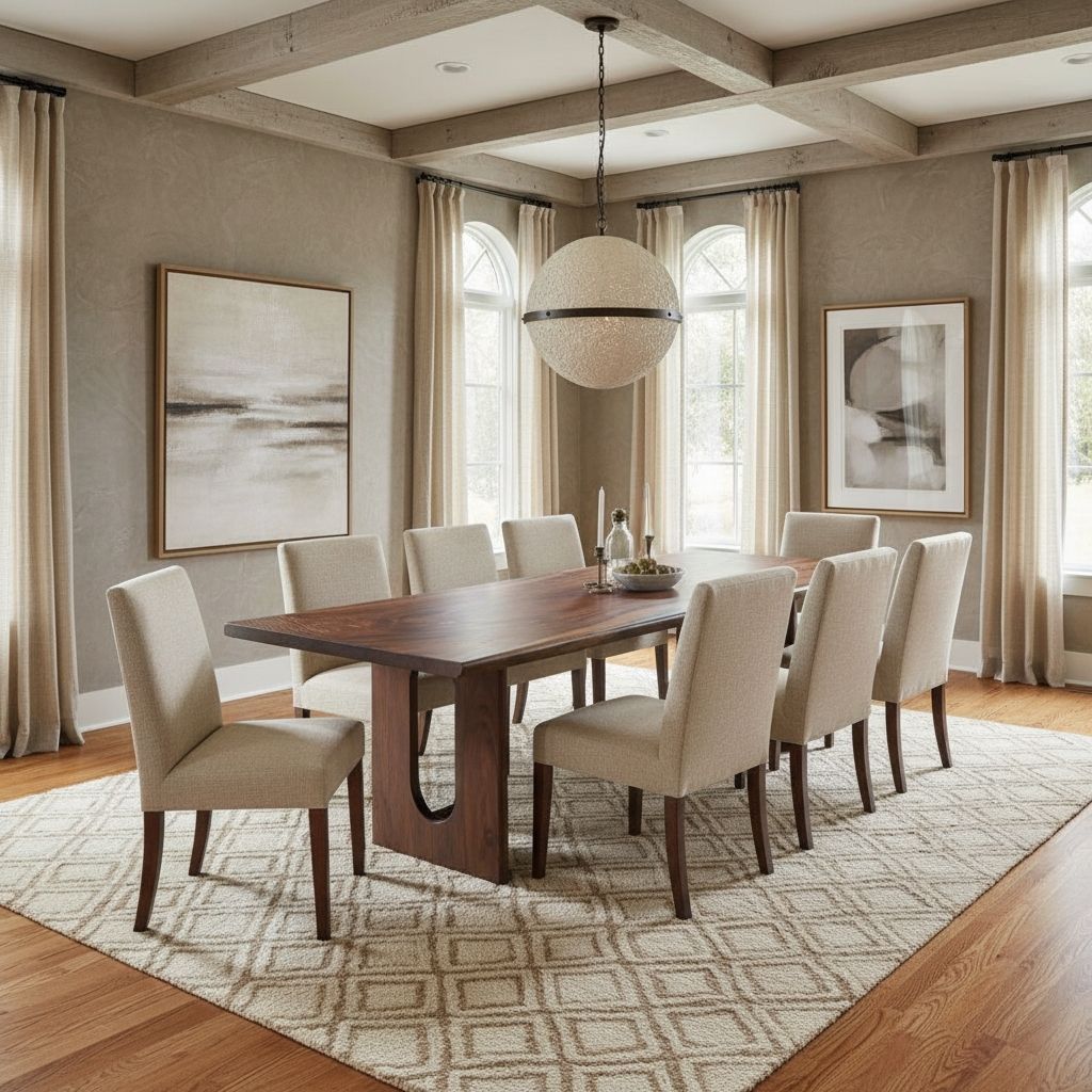 Bord Saman Epoxy Dining Table - Solid Wood Legs, Artistic Design - Holzsch