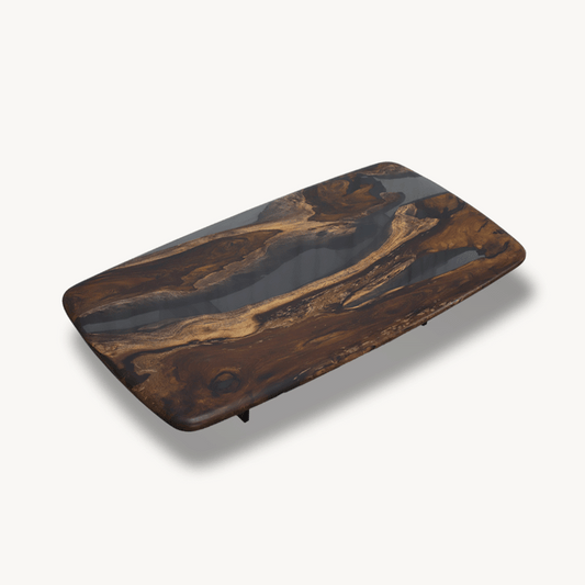 Bosque Cassia Barrel Coffee Table (K009855) 32" x 60" - Holzsch