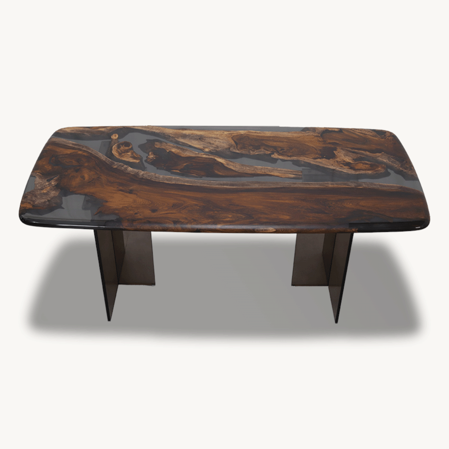 Bosque Cassia Barrel Dining Table 33" x 71" - Holzsch