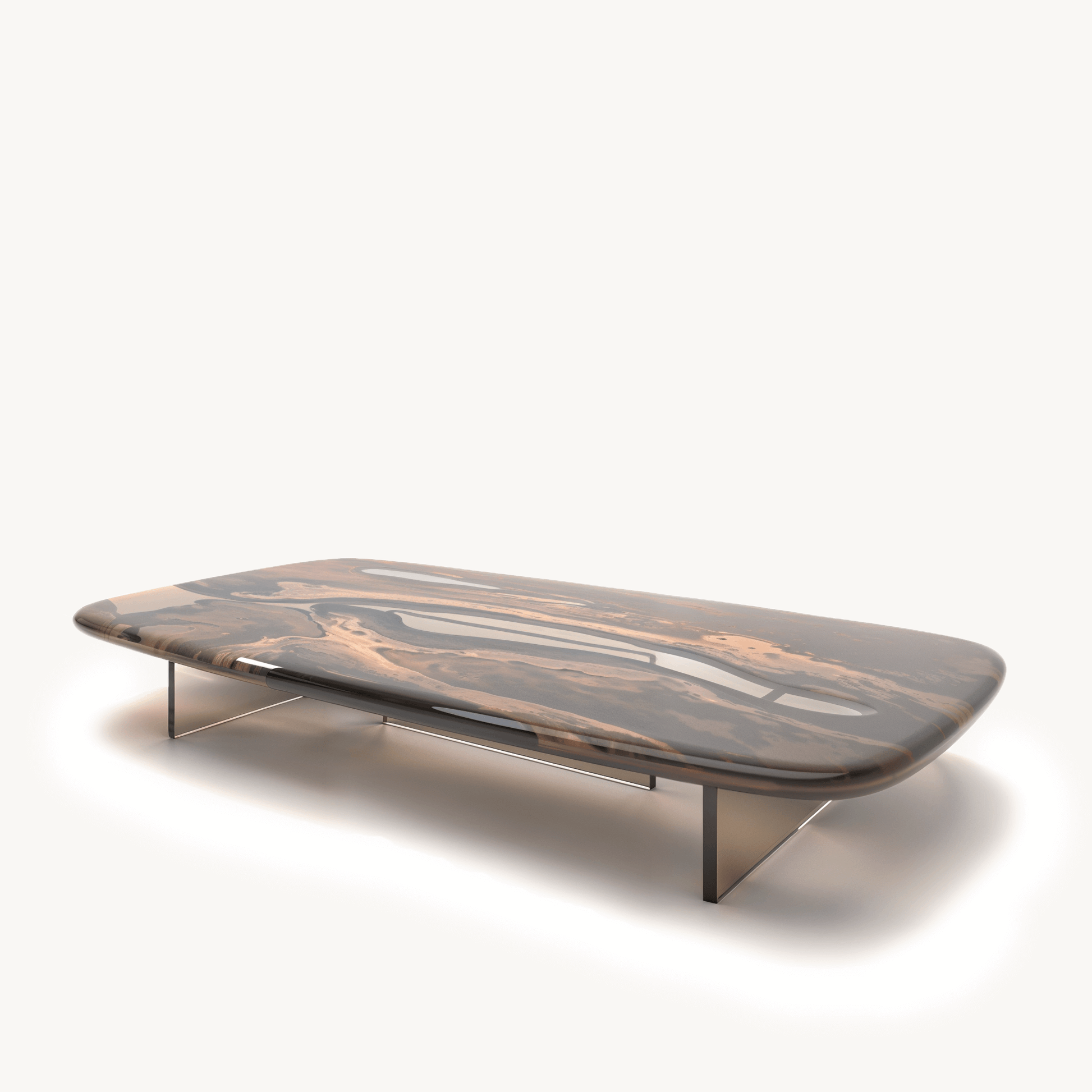 Bosque Cassia Barrel Coffee Table 32" x 60" K009855 - Holzsch