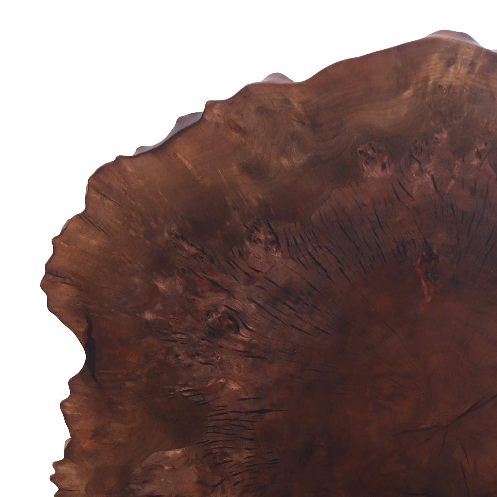 Mirage Walnut Burl Coffee Table (Round) Ø40" - Holzsch