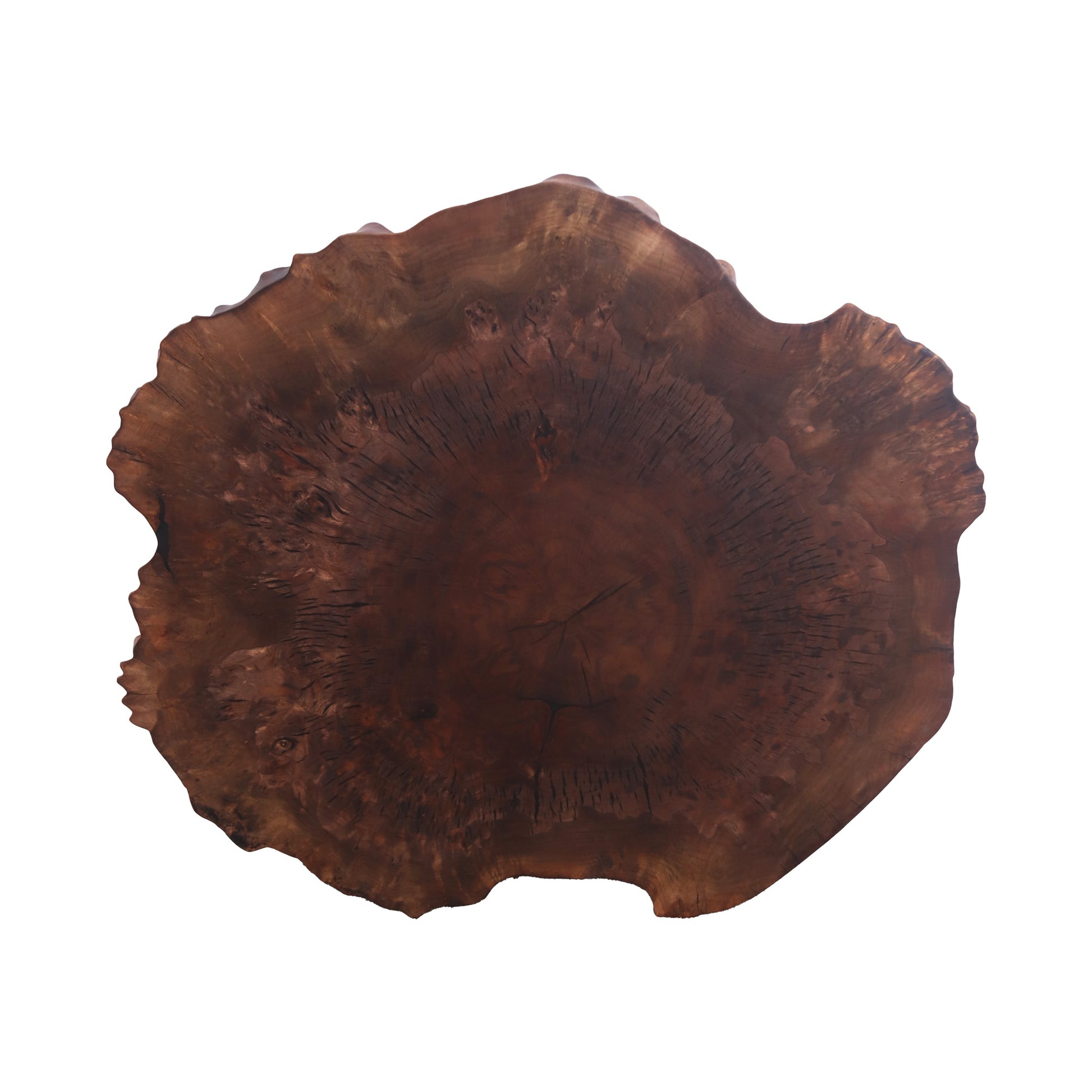 Mirage Walnut Burl Coffee Table (Round) Ø40" - Holzsch
