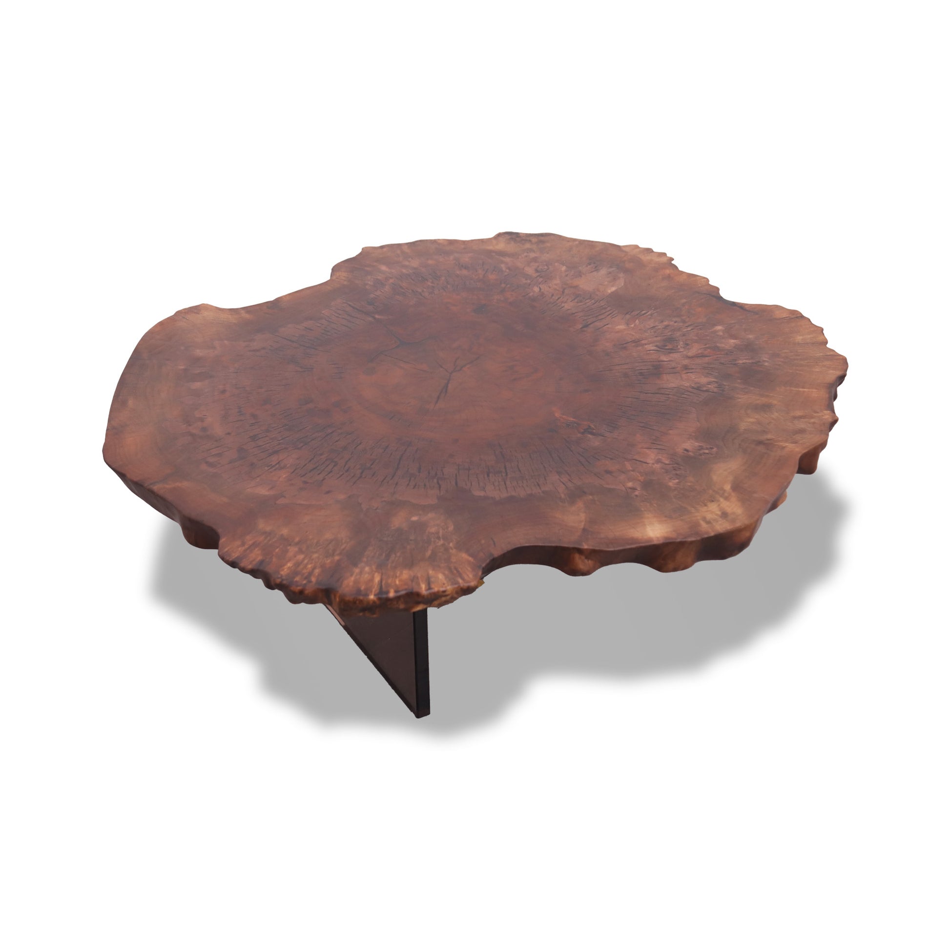Mirage Walnut Burl Coffee Table (Round) Ø40" - Holzsch