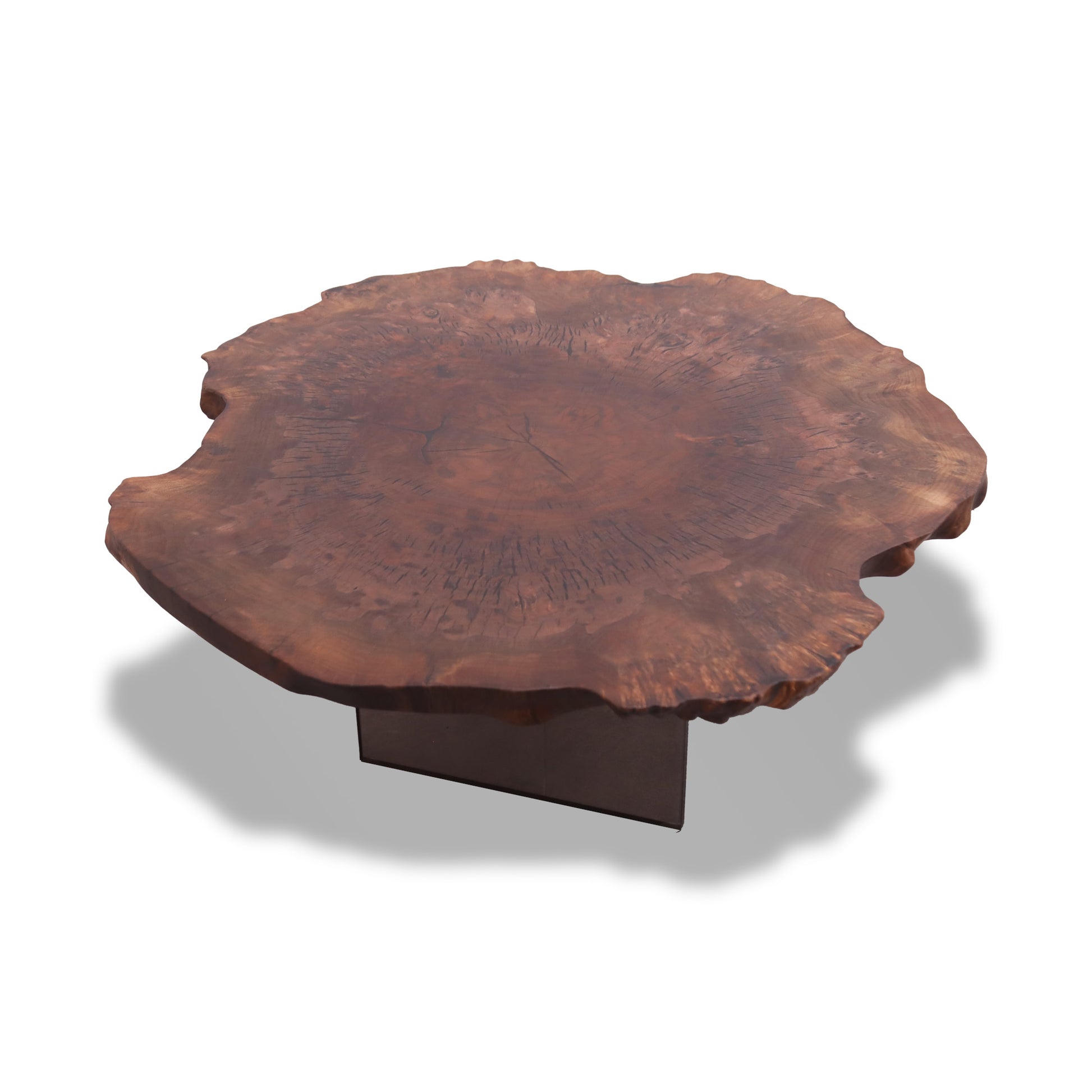 Mirage Walnut Burl Coffee Table (Round) Ø40" - Holzsch