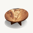 Contour Chic Round Saman Epoxy Sofa Coffee Table Holzsch Furniture