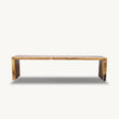 Epoxy Saman Bench - Custom, Transparent Epoxy, Live Edge Design - Holzsch