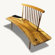 Handcrafted Walnut Nakashima Bench Holzsch Furniture