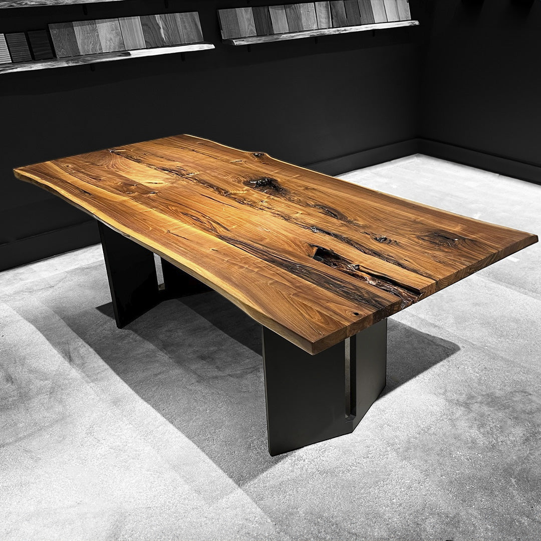 Matis Black Walnut Mood Table 37" x 83" Holzsch Furniture