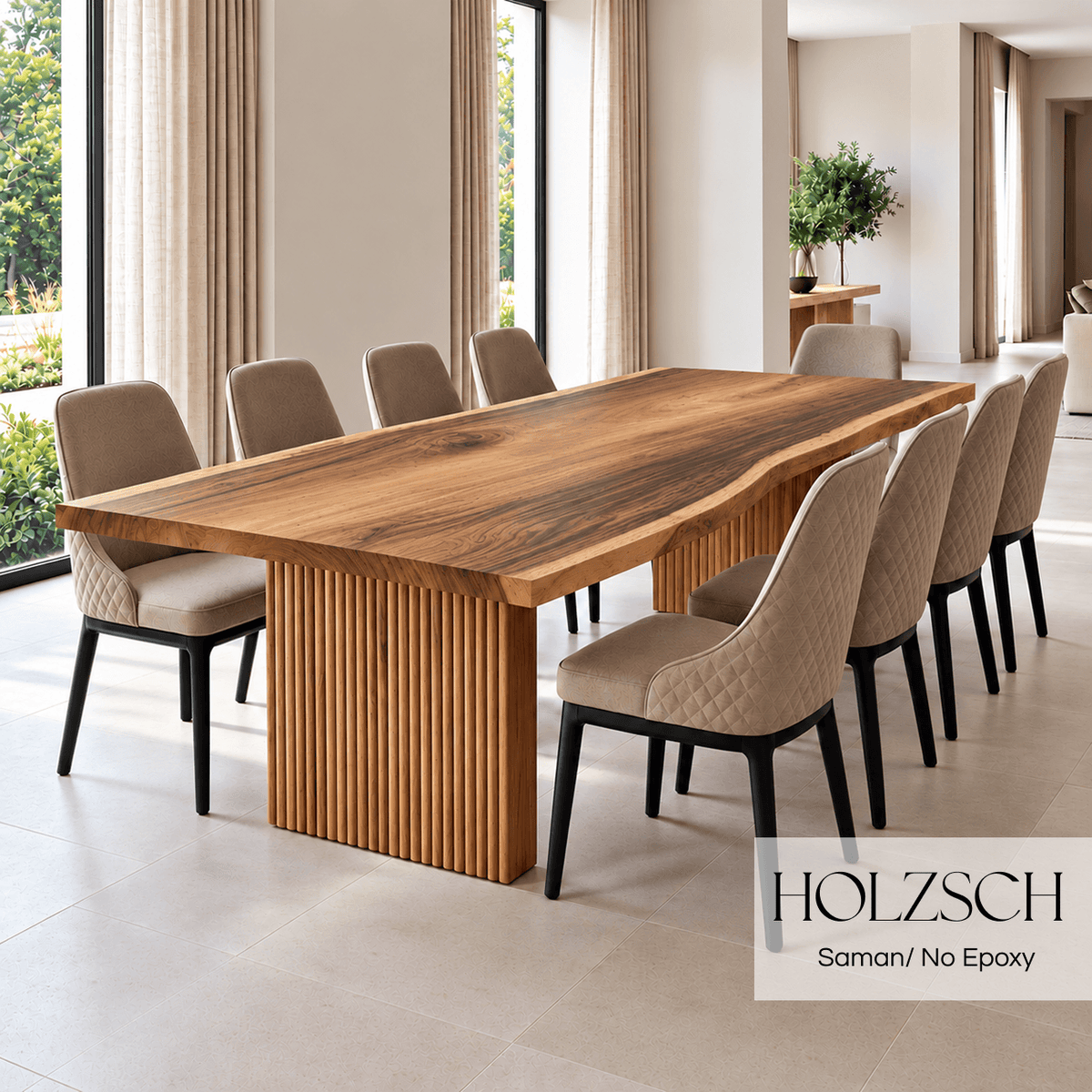 Klar Saman Live Edge Dining Table_Holzsch