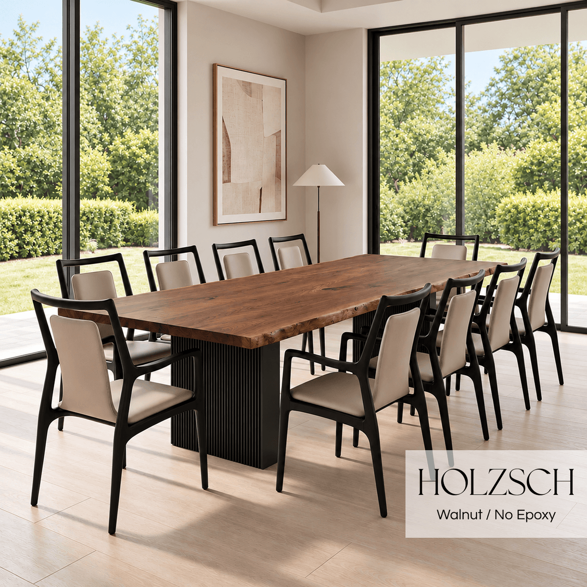 Klar Walnut Dining Table_Holzsch
