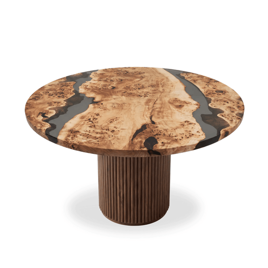 Marcel Mappa Burl Dining Table_Holzch