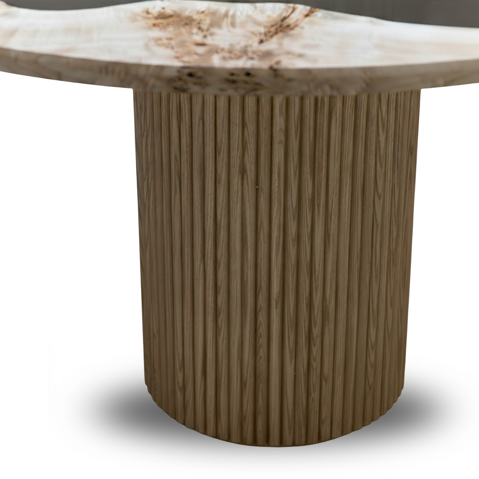 Marcel Mappa Burl Dining Table (Round) Ø48_Holsch