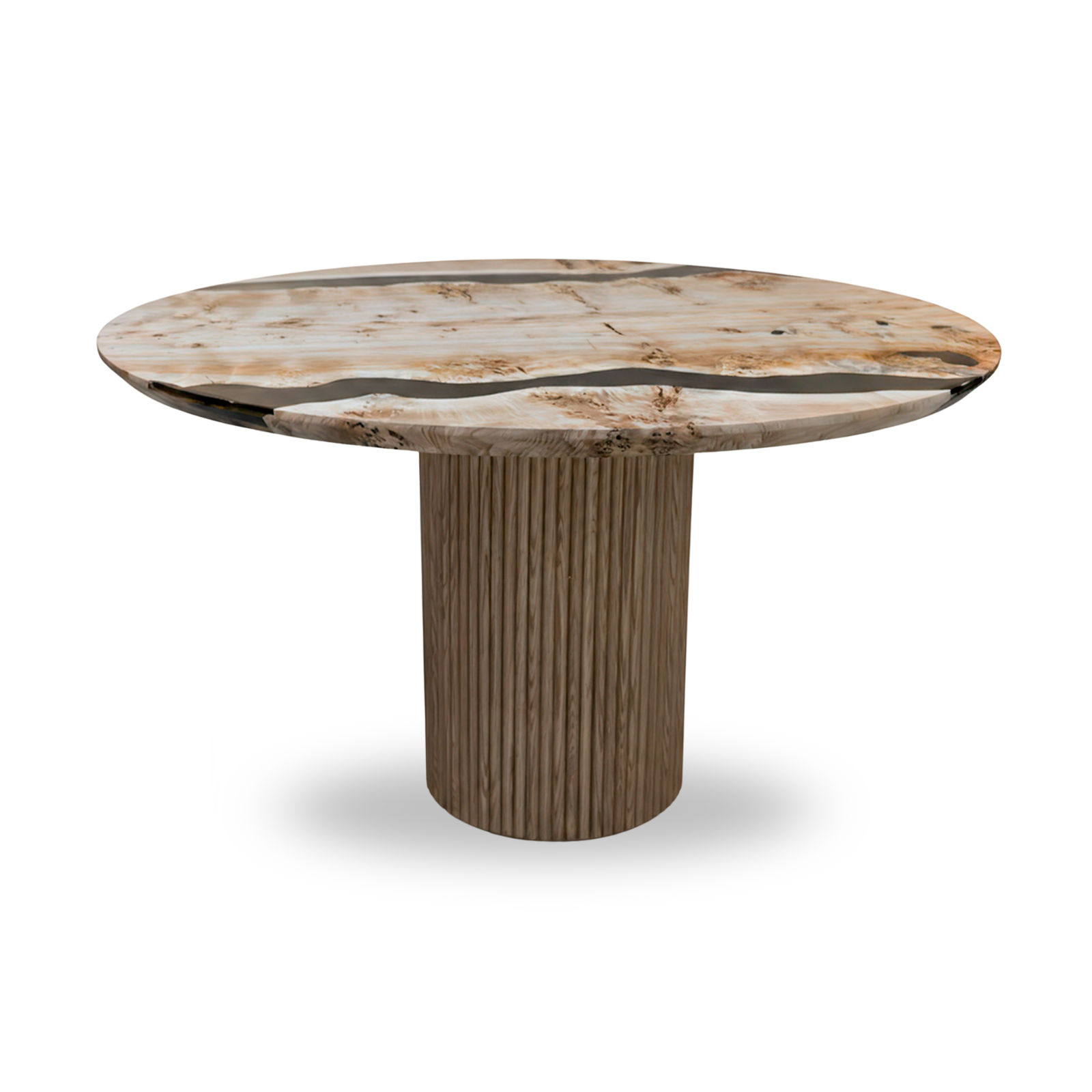 Marcel Mappa Burl Dining Table (Round) Ø48_Holsch