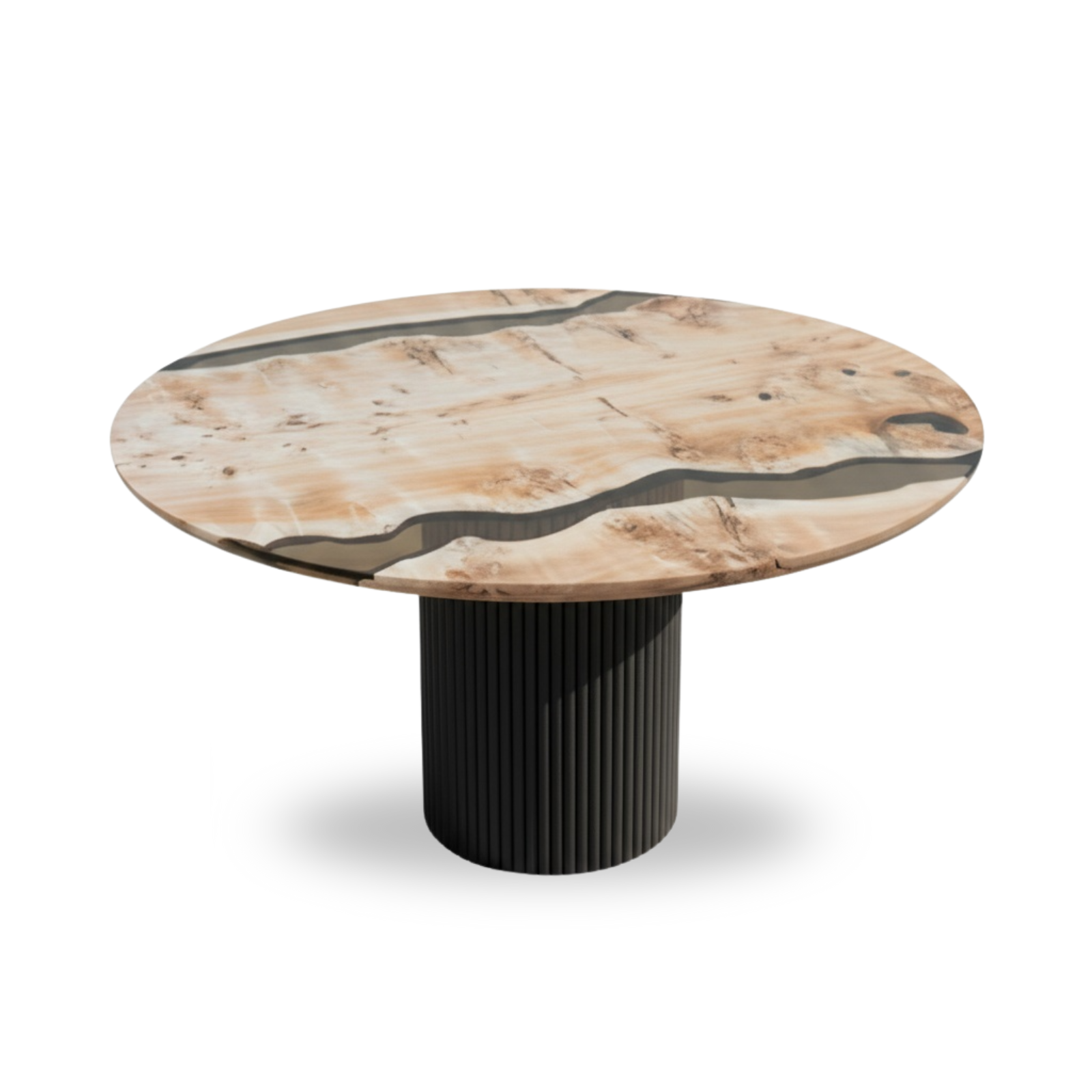 Marcel Mappa Burl Dining Table (Round) Ø48_Holsch