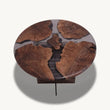 Mirage Walnut Burl Dining Table (Round) Ø40'' Holzsch Furniture