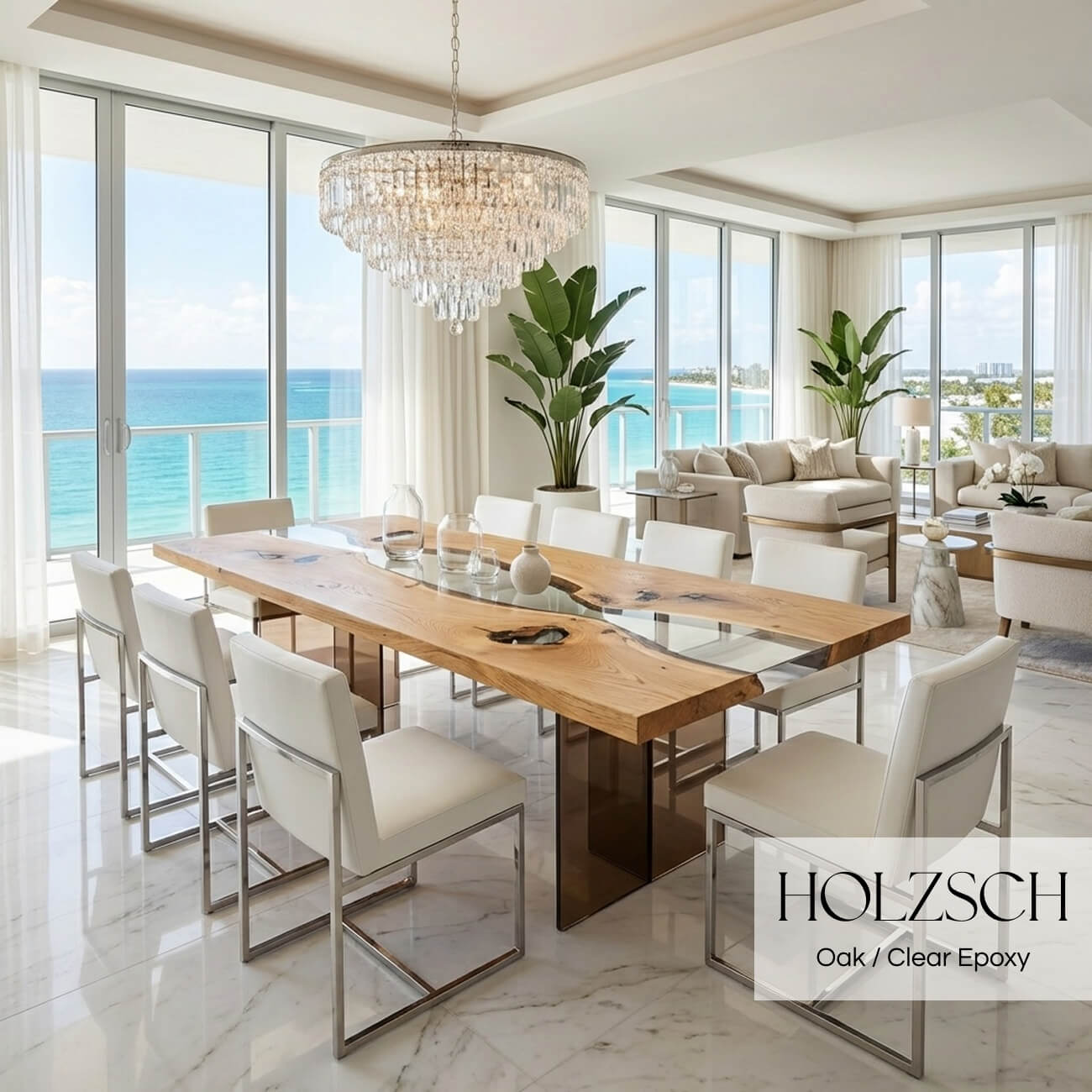 Mirage Oak Dining Table_Holzsch