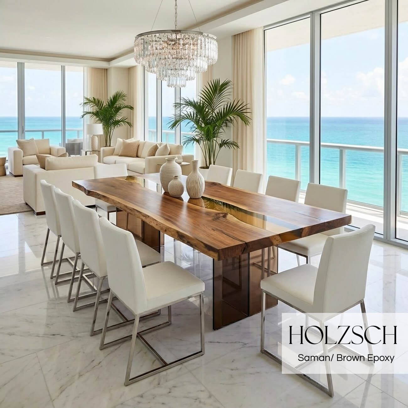 Mirage Saman  Dining Table_Holzsch