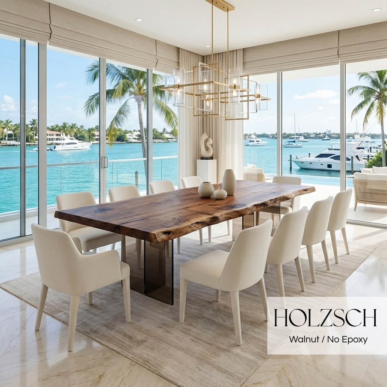 Mirage Walnut Dining Table_Holzsch