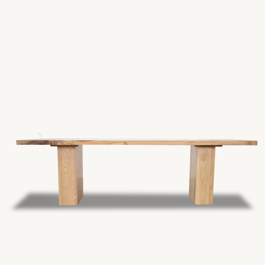 Zenit Resin River Dining Oak Table - Solid Wood, Epoxy River Design Holzsch Furniture