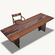 Osage Walnut Epoxy Dining Table 33